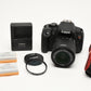 Canon EOS Rebel T5i DSLR w/18-55mm f3.5-5.6 STM zoom, 2 batts, charger 2282 Acts