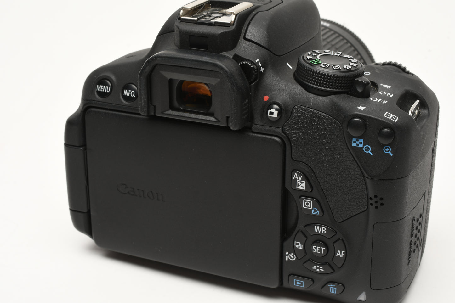 Canon EOS Rebel T5i DSLR w/18-55mm f3.5-5.6 STM zoom, 2 batts, charger 2282 Acts