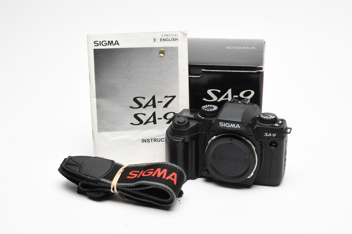 Sigma SA-9 QD 35mm SLR Body *Parts or Repair, Boxed