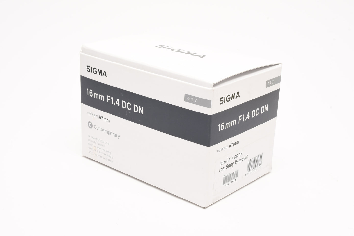 Sigma 16mm f1.4 DC DN Lens Sony E Mount, Mint-, Boxed