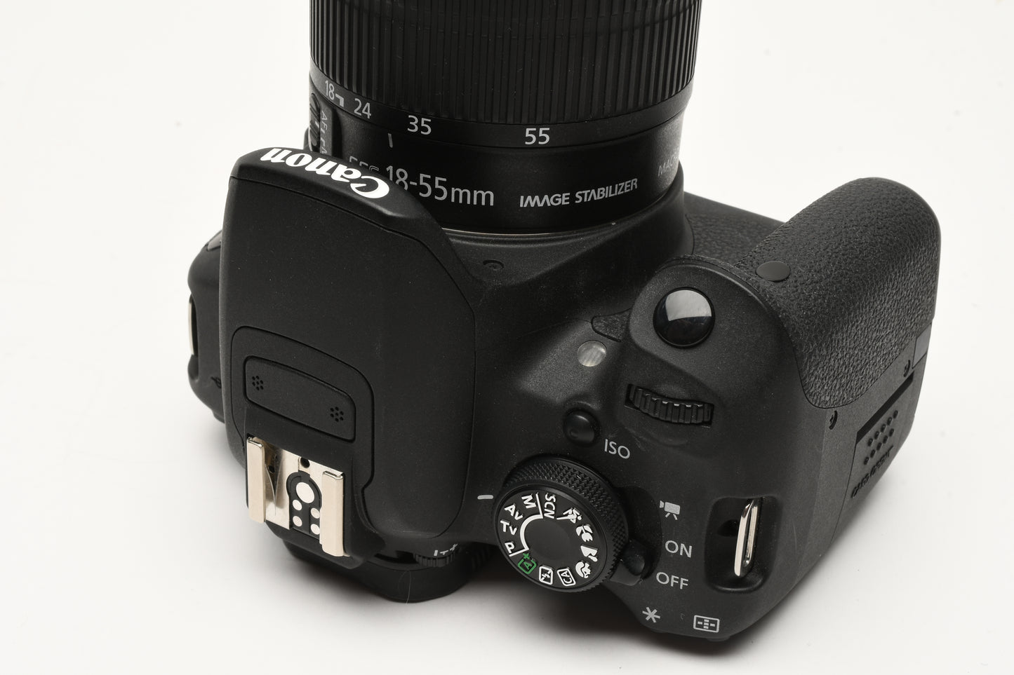 Canon EOS Rebel T5i DSLR w/18-55mm f3.5-5.6 STM zoom, 2 batts, charger 2282 Acts