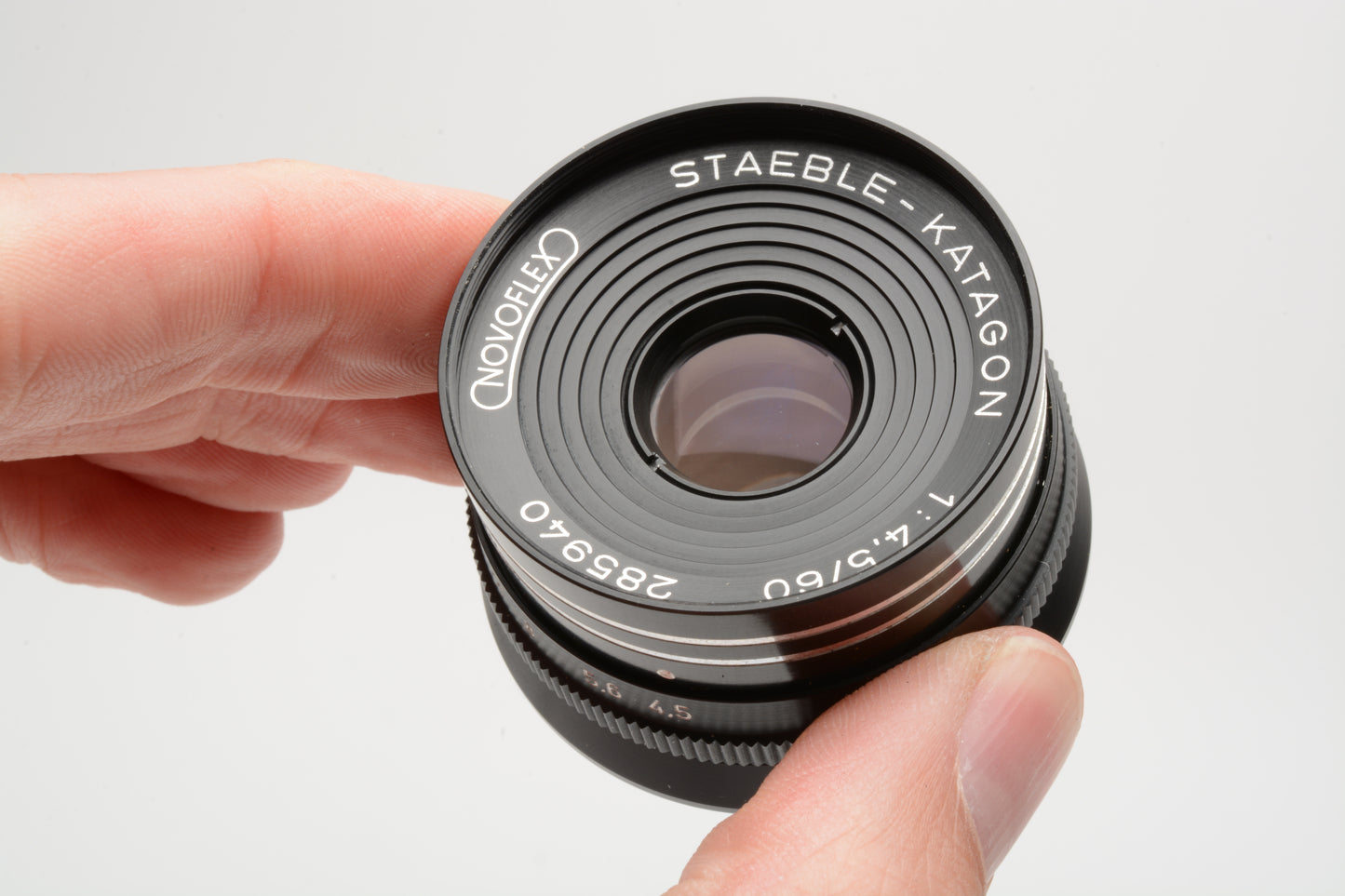 Staeble Katagon 60mm F4.5 lens M39 screw mount, clean and sharp
