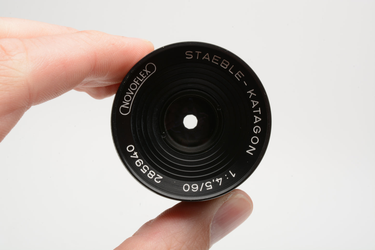 Staeble Katagon 60mm F4.5 lens M39 screw mount, clean and sharp