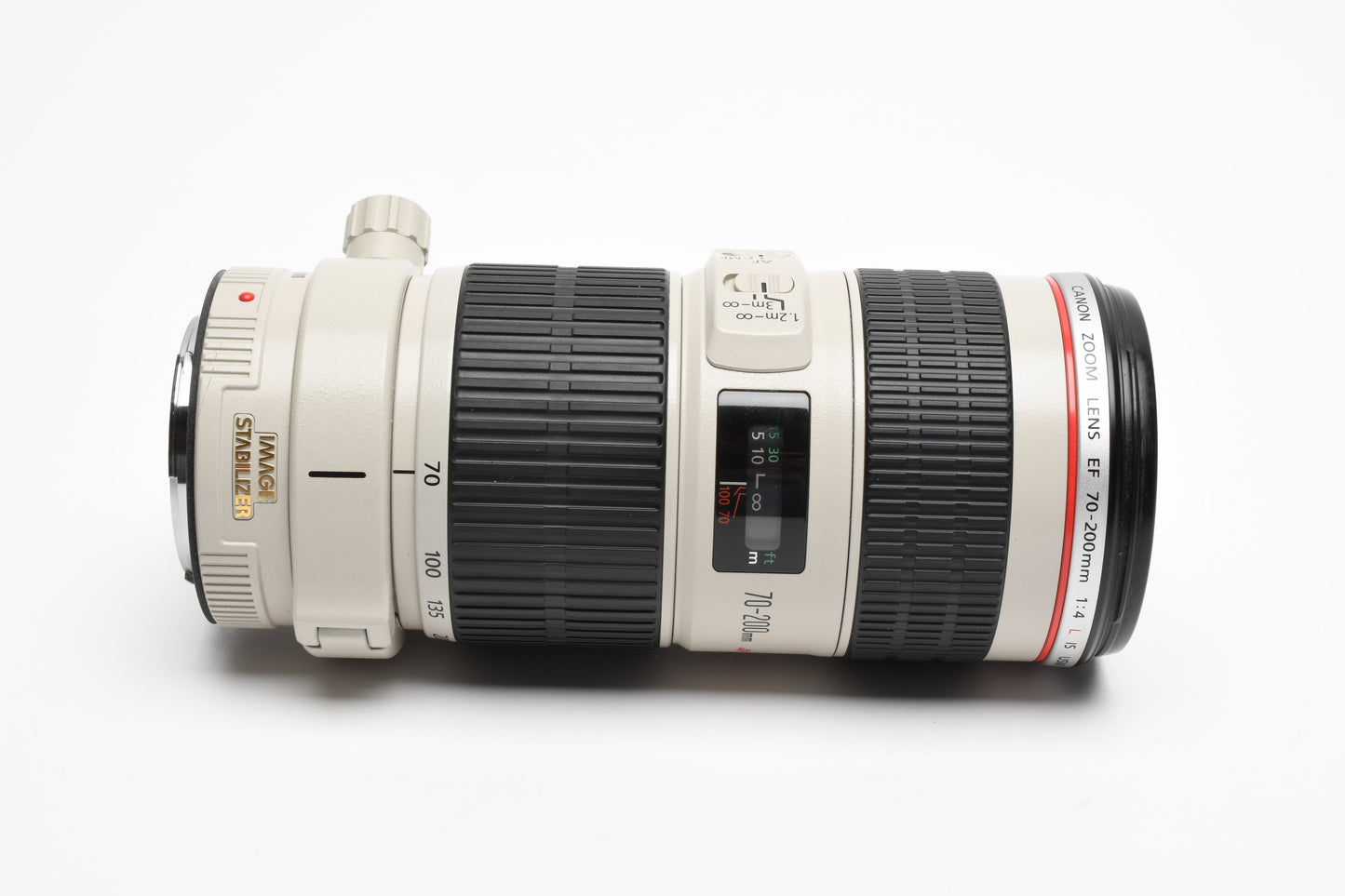 Canon EF 70-200mm f4L IS USM zoom, caps, tripod Mount, Sharp! Mint-