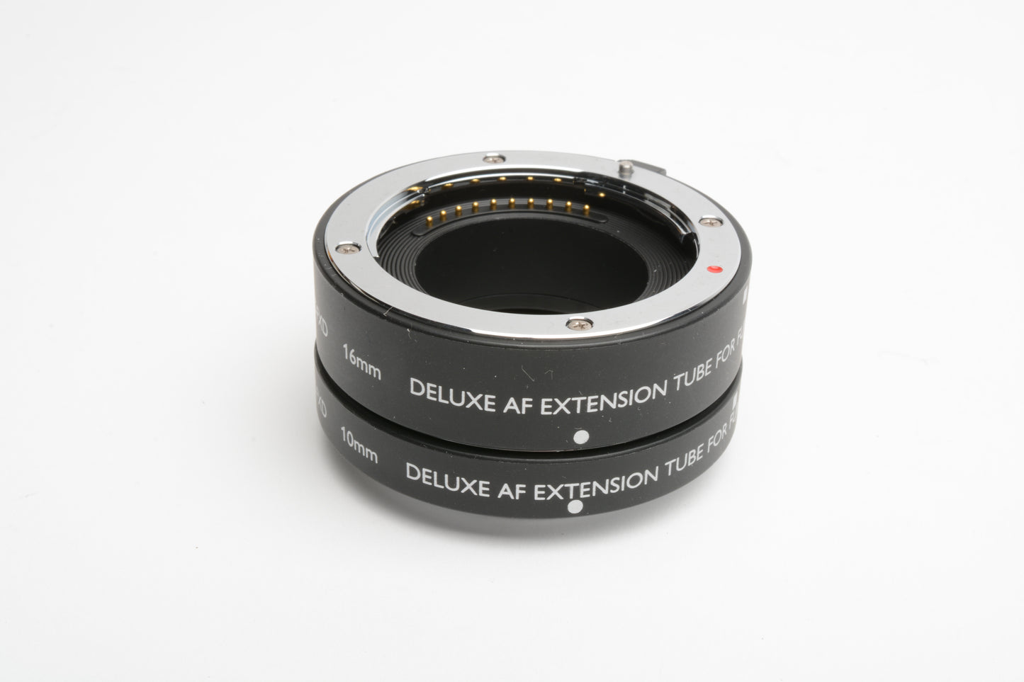 Vello EXT-FXD Deluxe AF Macro Extension Tubes 10mm & 16mm Fujifilm Fuji X Mount