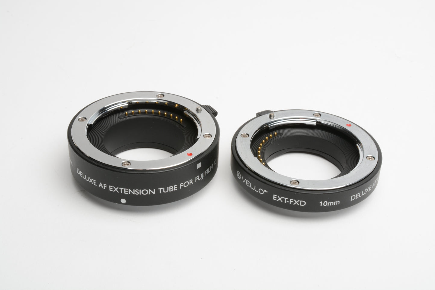 Vello EXT-FXD Deluxe AF Macro Extension Tubes 10mm & 16mm Fujifilm Fuji X Mount