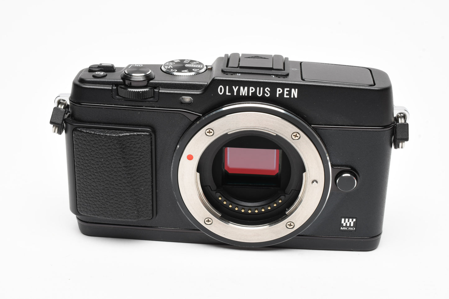 Olympus E-P5 Body w/VF-4 Viewfinder, Refurbished, Mint- Boxed, Great!