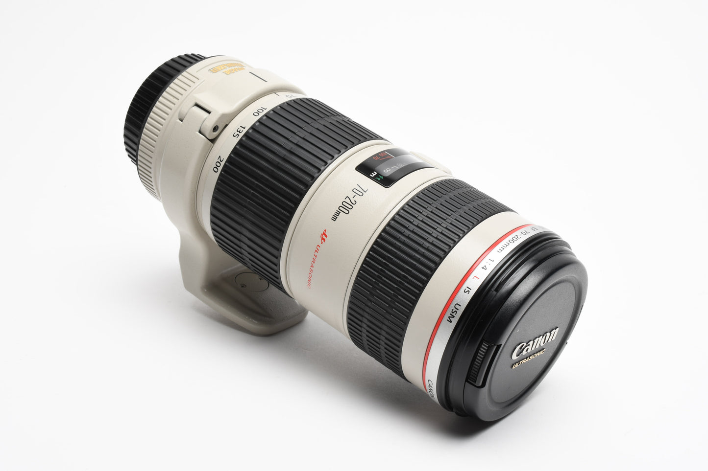 Canon EF 70-200mm f4L IS USM zoom, caps, tripod Mount, Sharp! Mint-