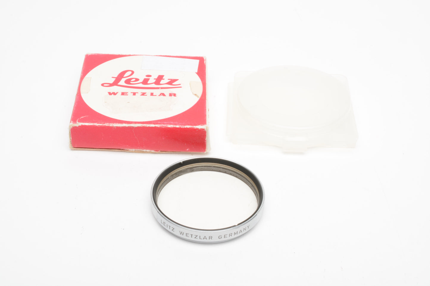 Leica Leitz E41 41mm 13205 chrome UV filter, Mint, Boxed