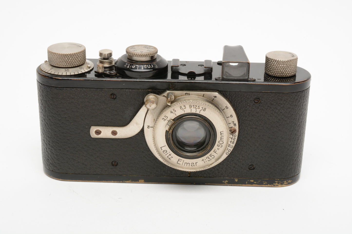 Leitz Leica I w/Elmar 50mm f3.5 1929 35mm camera (Black), *Read