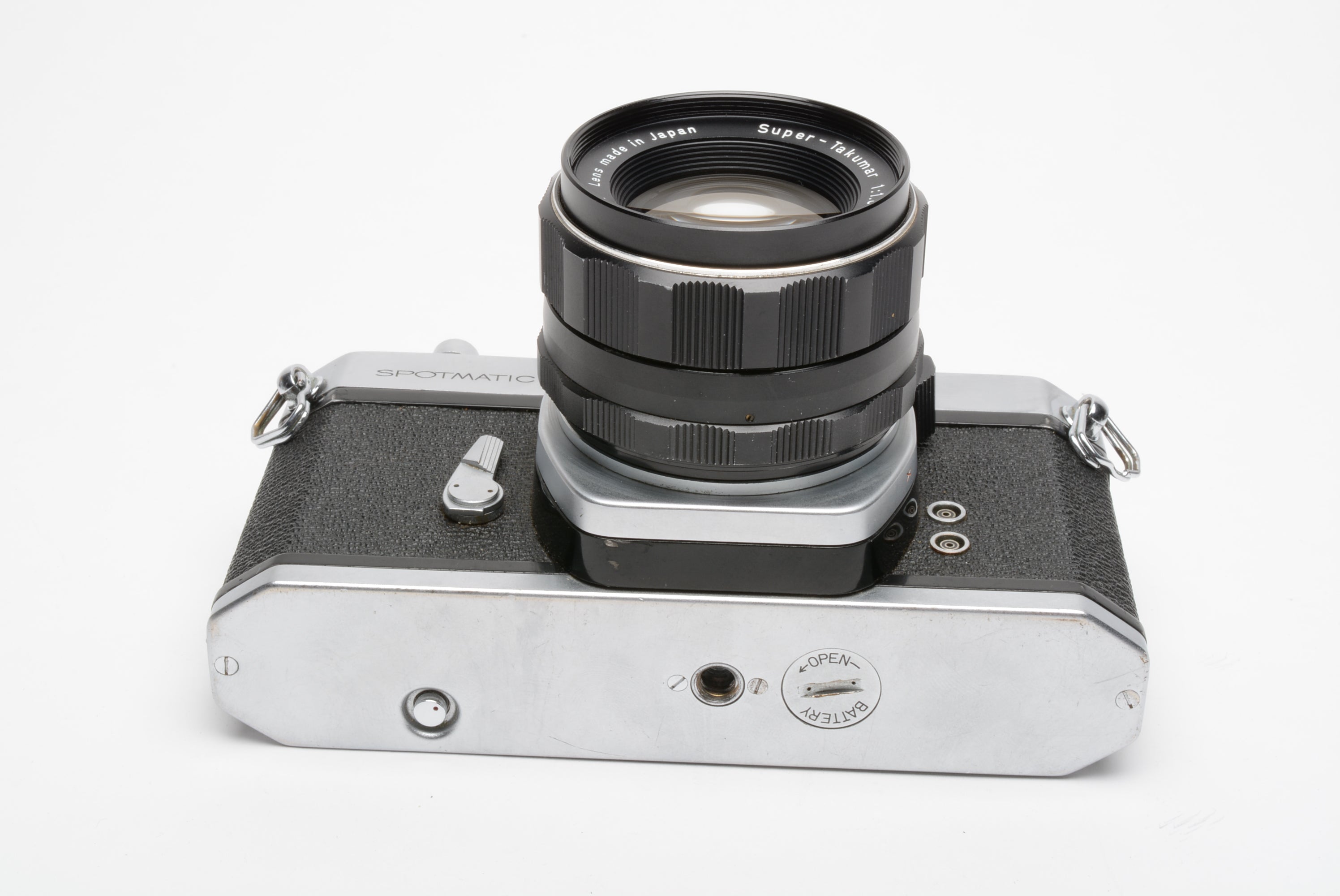 Pentax Spotmatic SP chrome 35mm SLR w/Super Takumar 55mm F1.8 mm F1.8, new  seals
