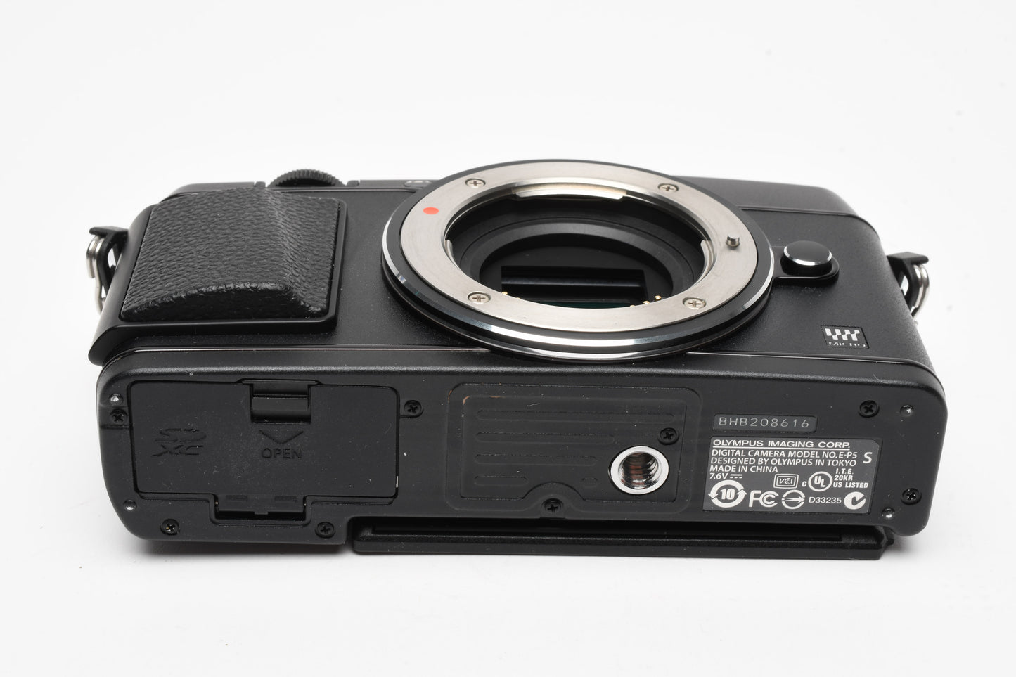 Olympus E-P5 Body w/VF-4 Viewfinder, Refurbished, Mint- Boxed, Great!