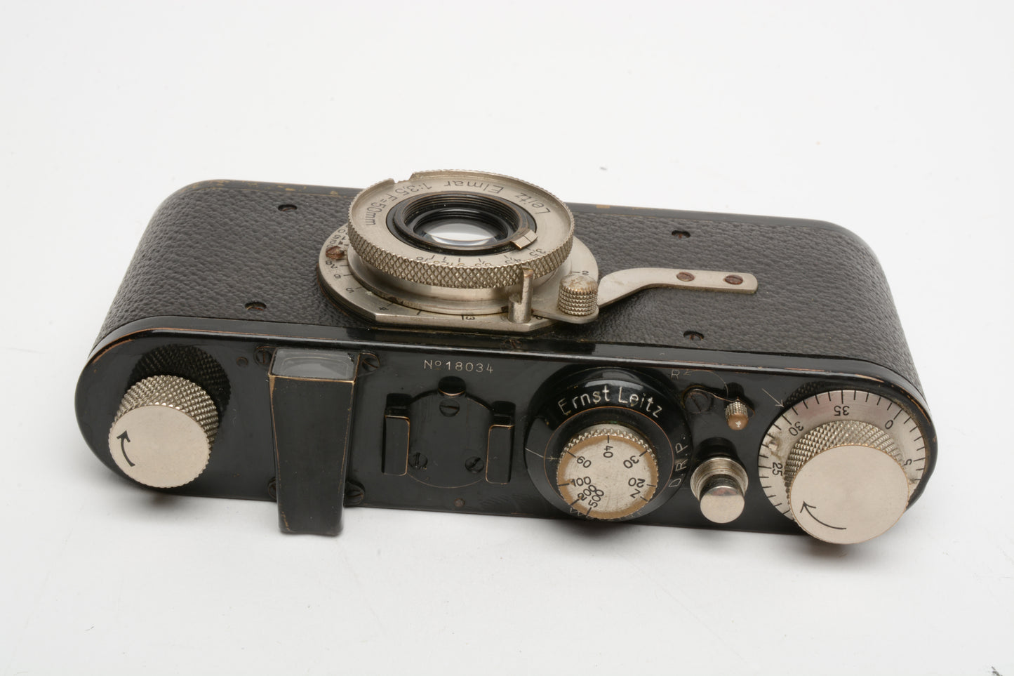 Leitz Leica I w/Elmar 50mm f3.5 1929 35mm camera (Black), *Read