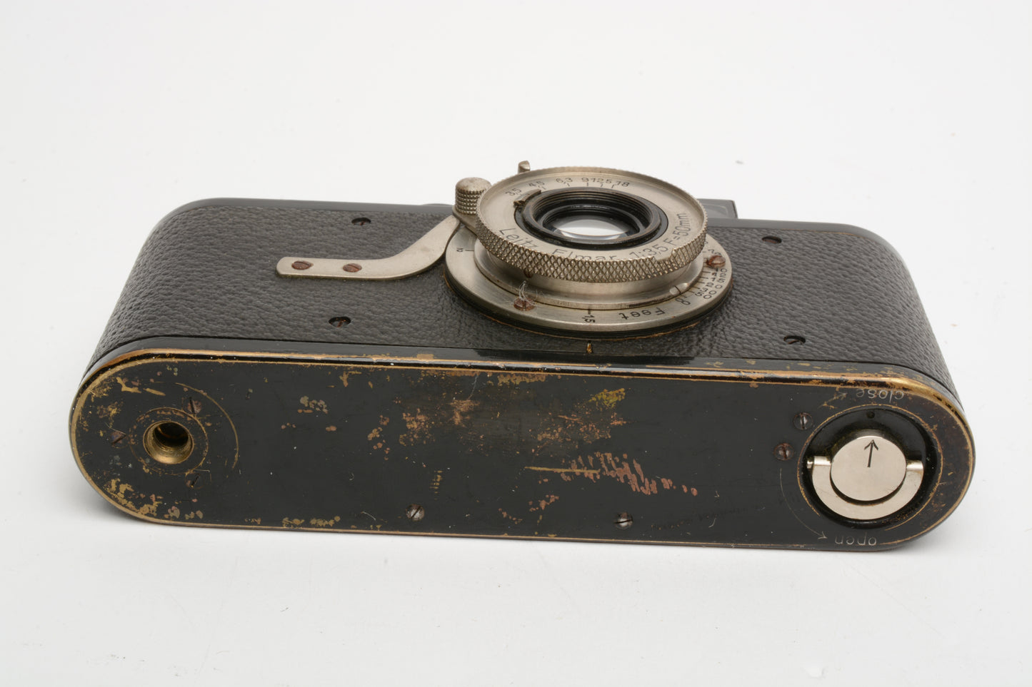 Leitz Leica I w/Elmar 50mm f3.5 1929 35mm camera (Black), *Read