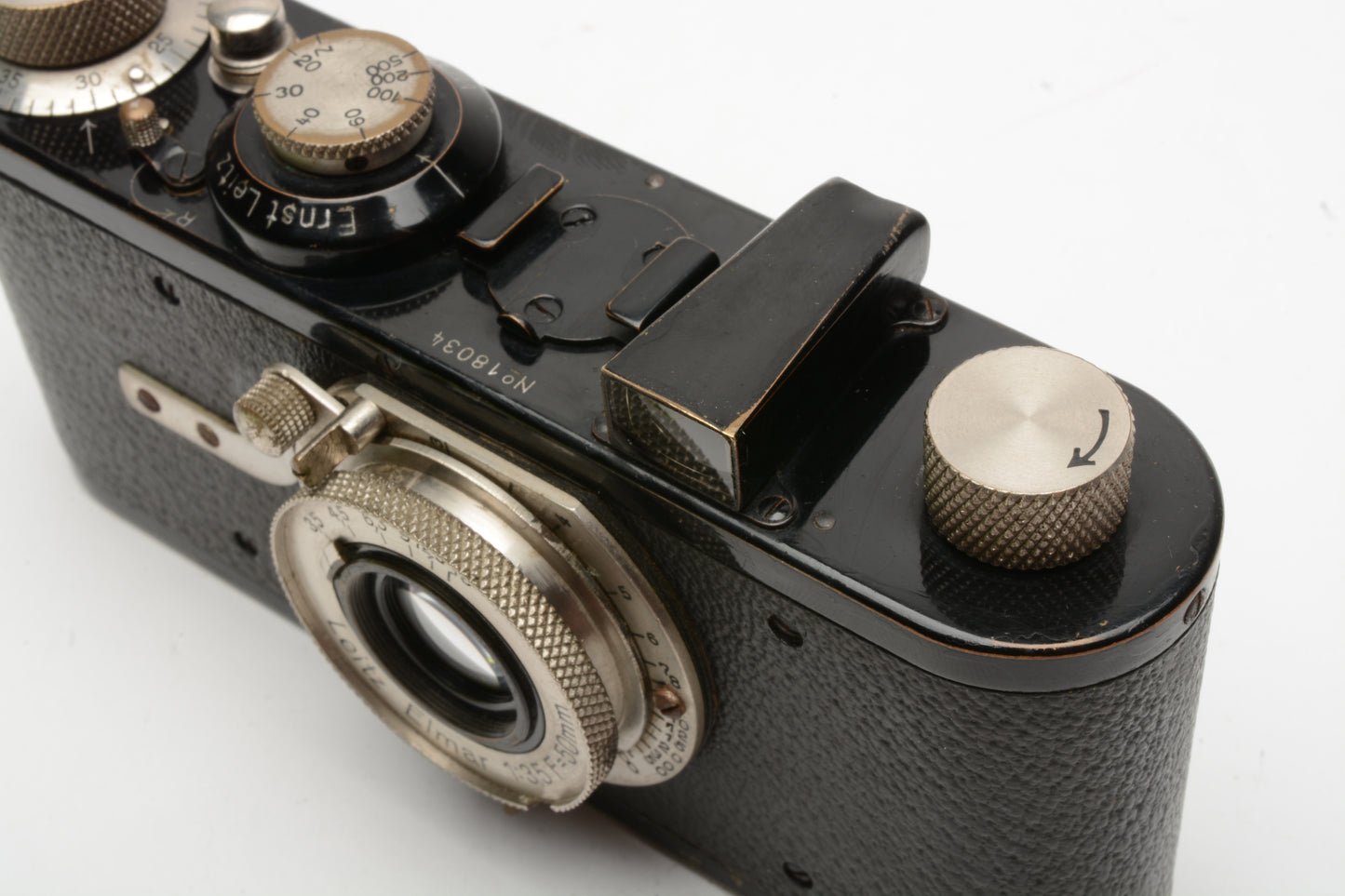 Leitz Leica I w/Elmar 50mm f3.5 1929 35mm camera (Black), *Read