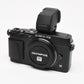 Olympus E-P5 Body w/VF-4 Viewfinder, Refurbished, Mint- Boxed, Great!