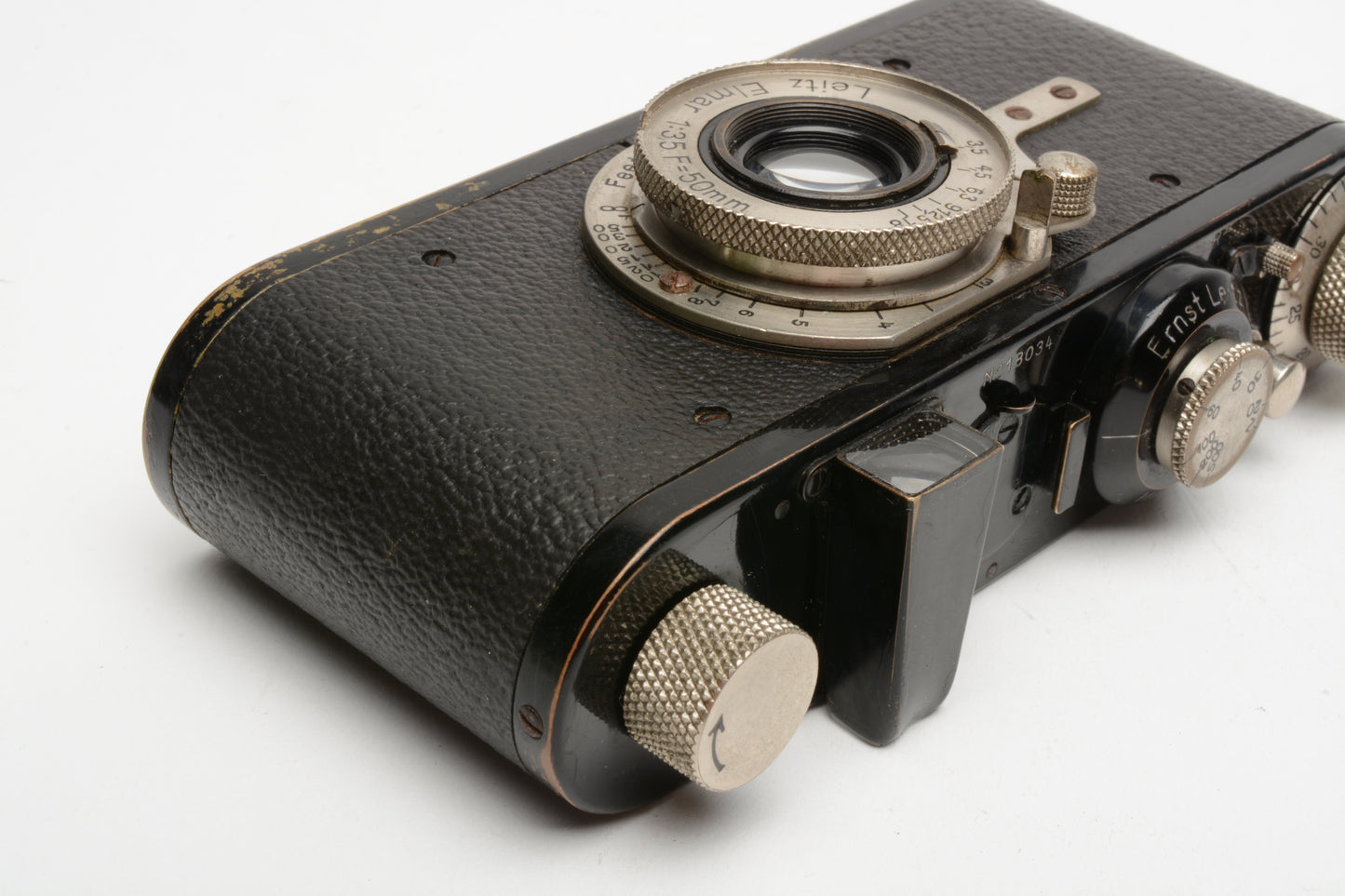 Leitz Leica I w/Elmar 50mm f3.5 1929 35mm camera (Black), *Read