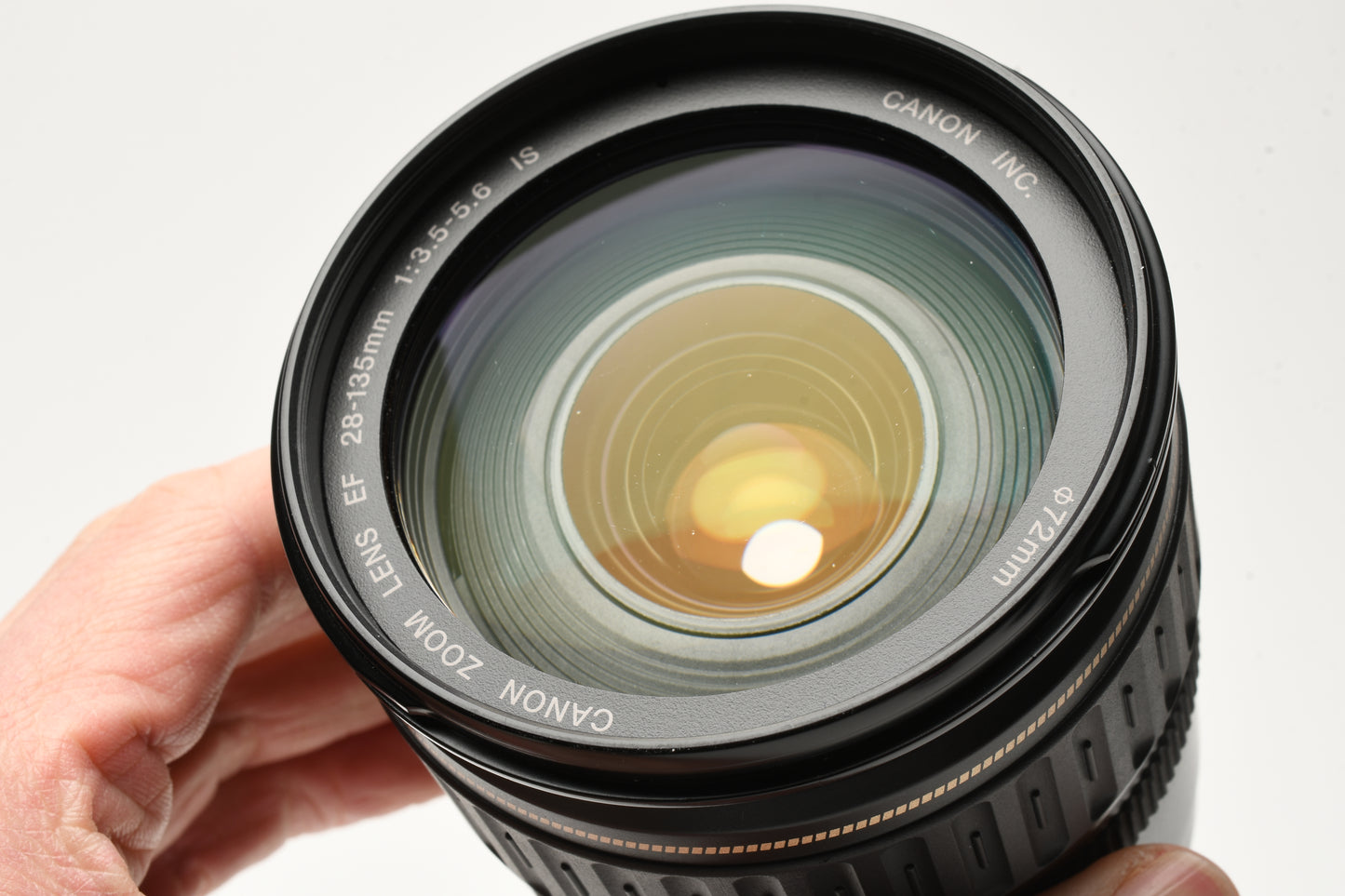 Canon EF 28-135mm f3.5-5.6 IS USM zoom lens, caps, Versatile zoom