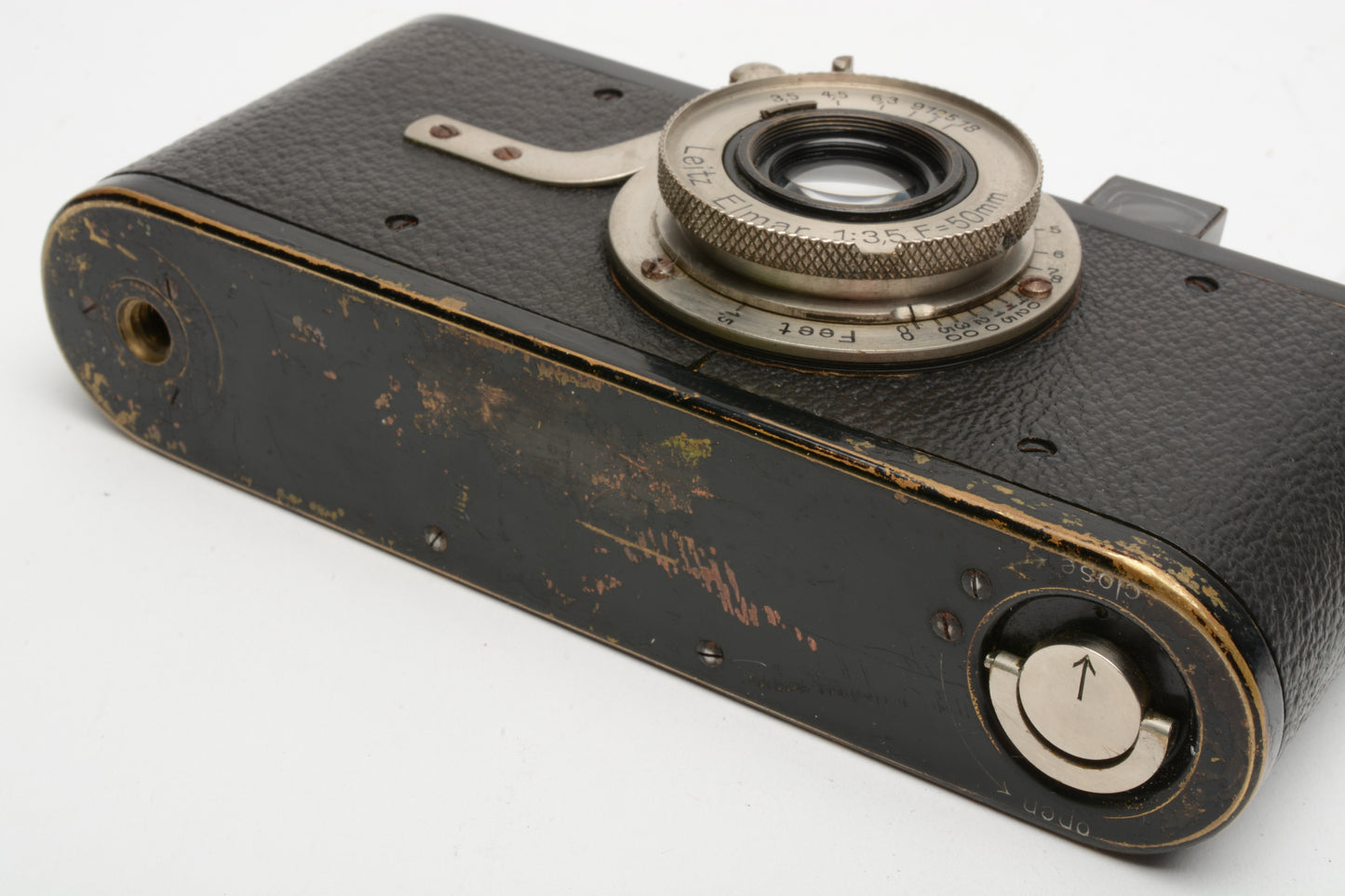 Leitz Leica I w/Elmar 50mm f3.5 1929 35mm camera (Black), *Read