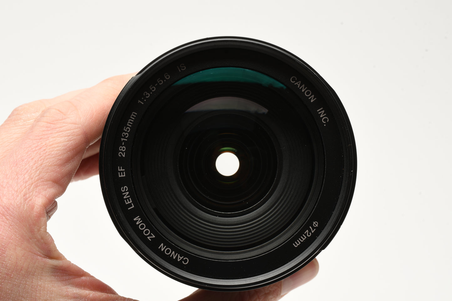 Canon EF 28-135mm f3.5-5.6 IS USM zoom lens, caps, Versatile zoom