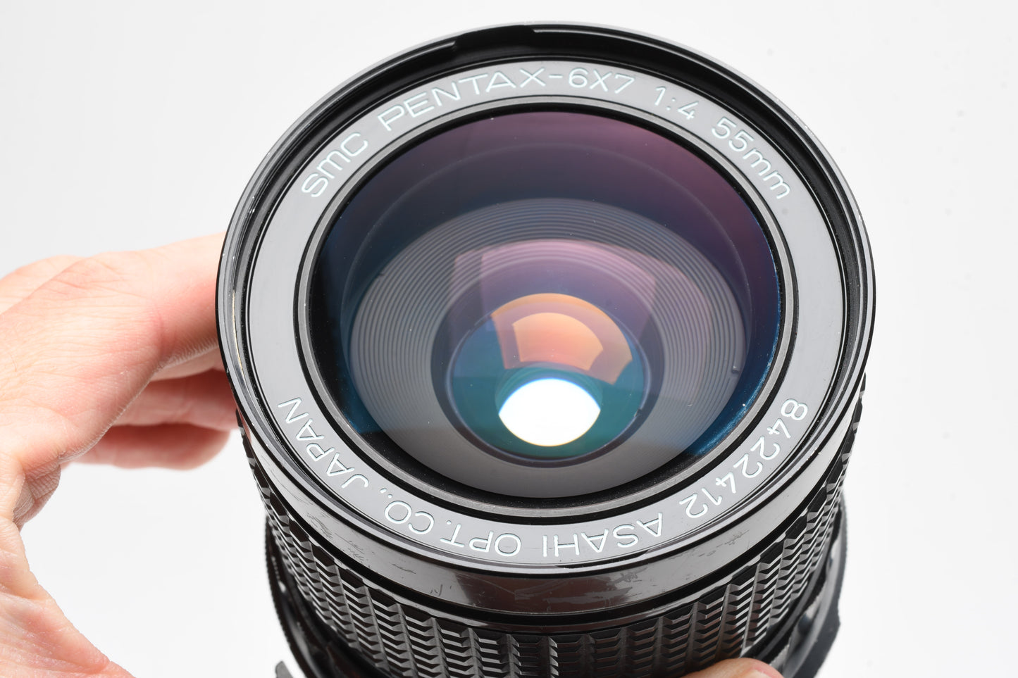 Pentax 55mm f4 lens for 67 6x7 camera, Sharp! Great working