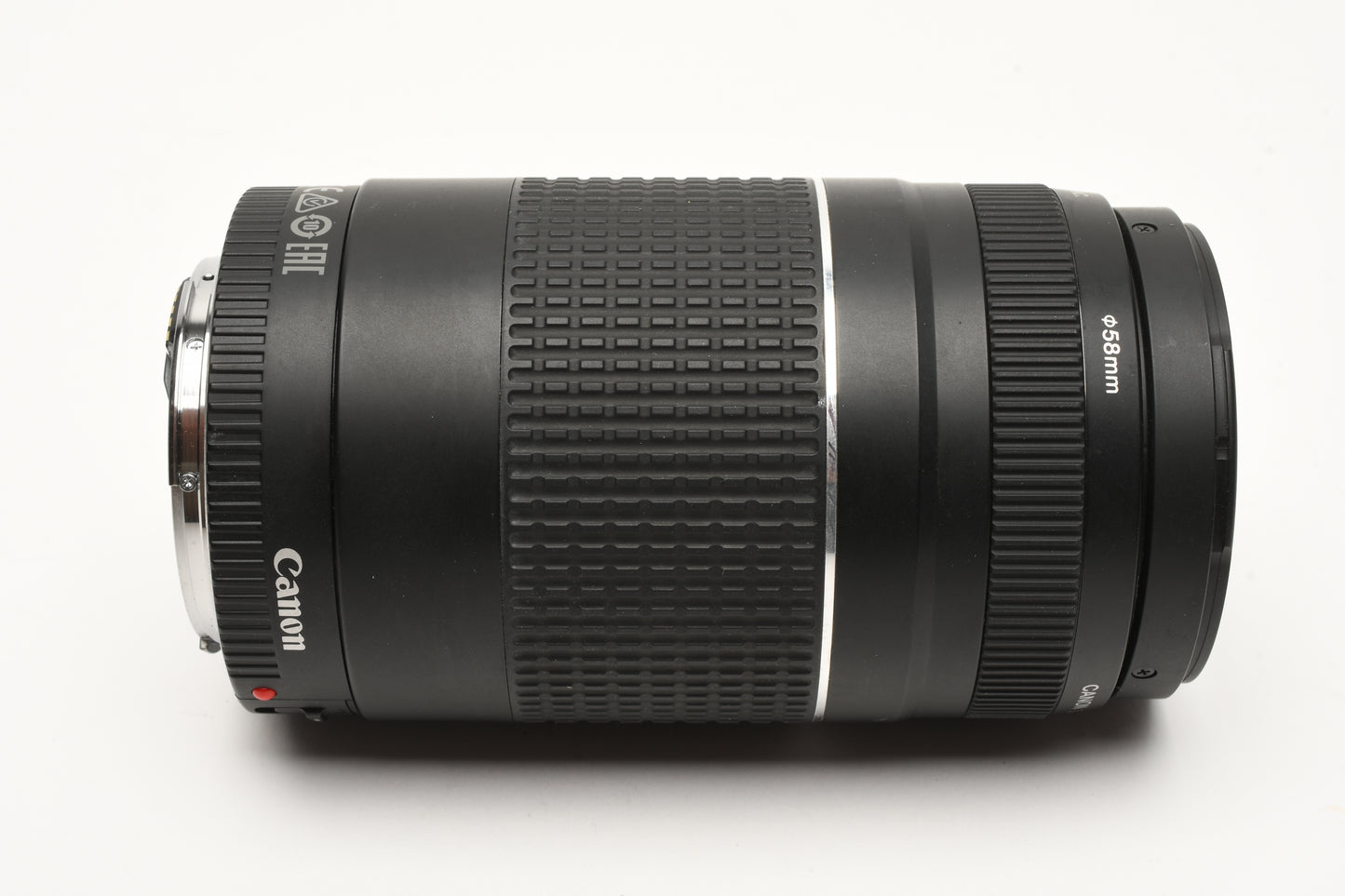 Canon EF 75-300mm f4-5.6 III Telephoto zoom lens, caps, UV, Tested