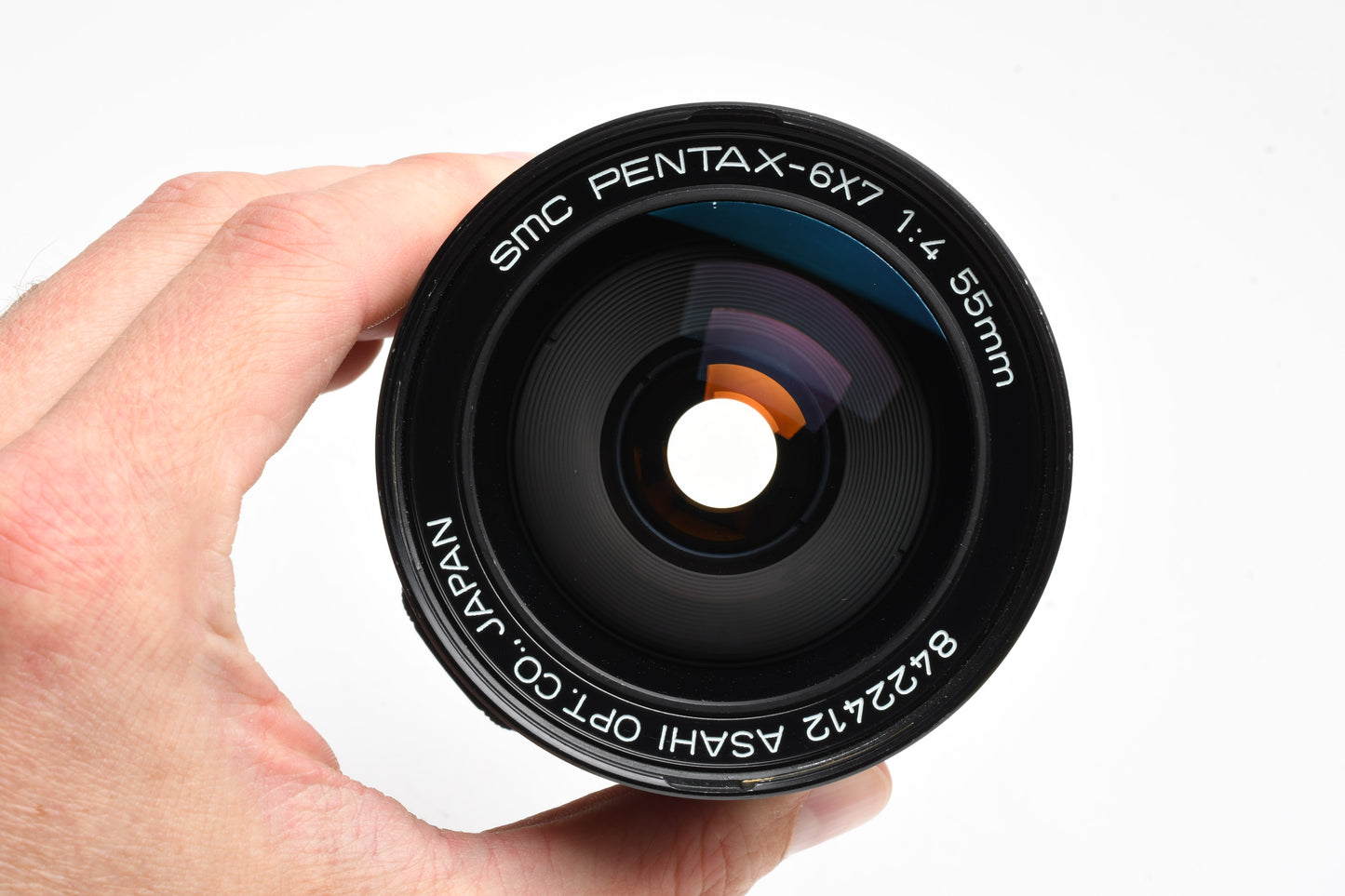 Pentax 55mm f4 lens for 67 6x7 camera, Sharp! Great working