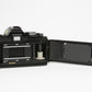 Minolta X700 35mm SLR Body w/Albinar TTL dedicated flash, tested, new seals, great!