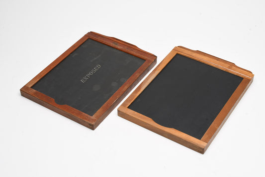 2X 6.5 x 8.5" Wood Film / Plate Holder, Great condition
