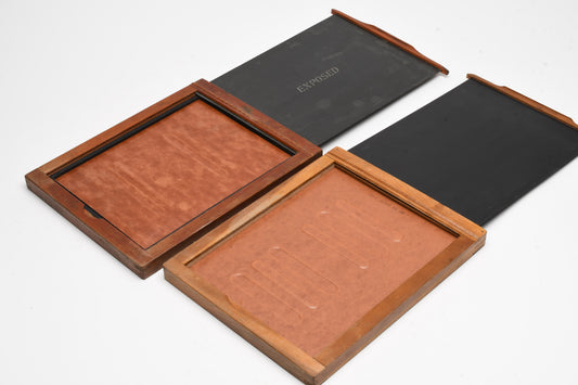 2X 6.5 x 8.5" Wood Film / Plate Holder, Great condition