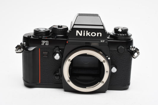 Nikon F3 HP 35mm SLR Body, tested, accurate, New Seals, Great!