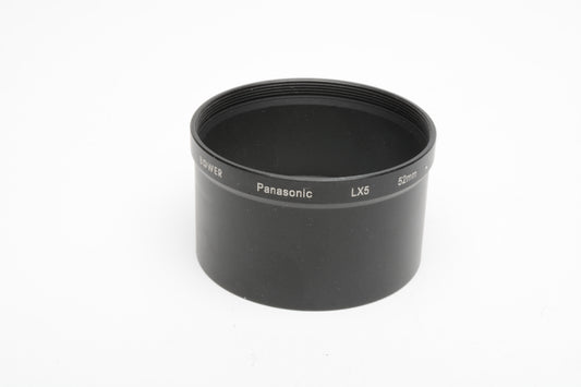 Bower Panasonic LX5 52mm filter adapter for Lumix LX5 camera