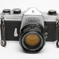 Pentax Spotmatic SP chrome 35mm SLR w/50mm F2, case, cap, strap, new seals, nice!