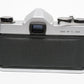 Pentax Spotmatic SP chrome 35mm SLR w/50mm F2, case, cap, strap, new seals, nice!