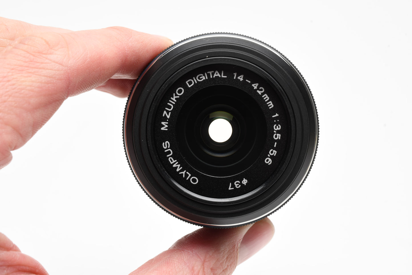 Olympus 14-42mm f3.5-5.6 II R MSC lens, Hood, Mint-, Micro 4/3 Boxed