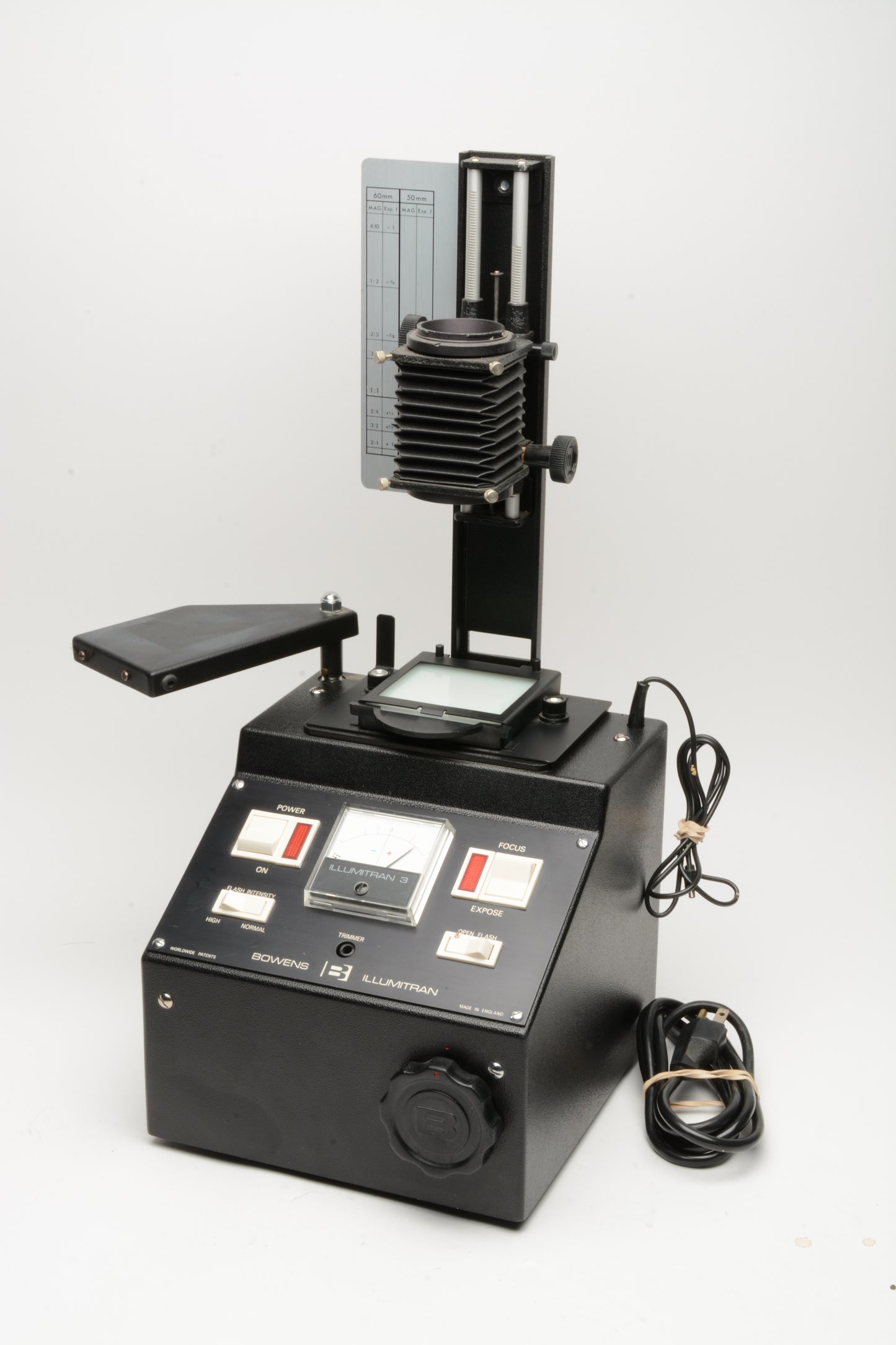 Bowens Illumitran 3 Slide copier system, Tested, Works, Clean, Quality! Nikon Mount