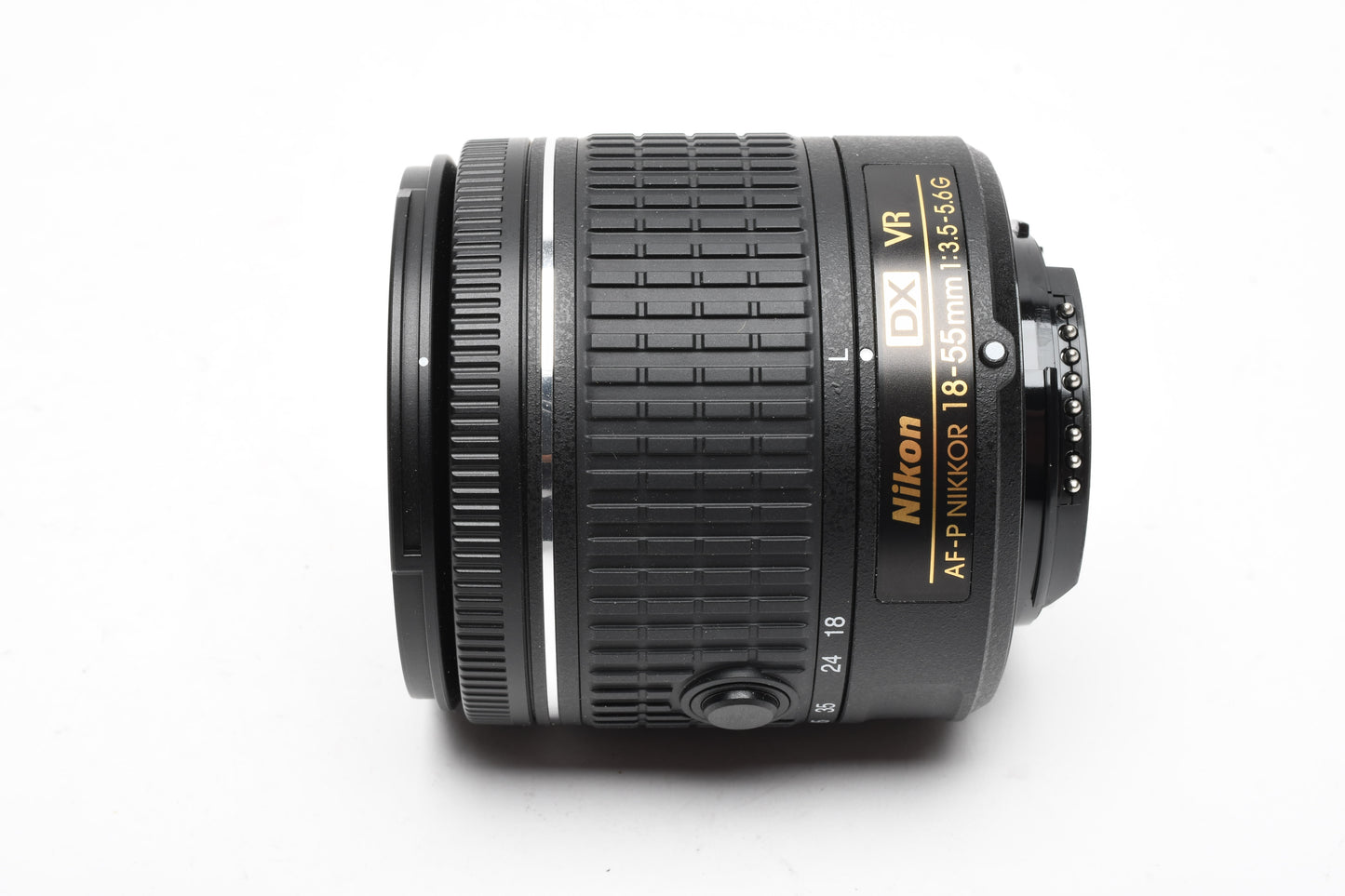 Nikon AF-P Nikkor 18-55mm f3.5-5.6G Compact zoom lens, Mint- + Caps