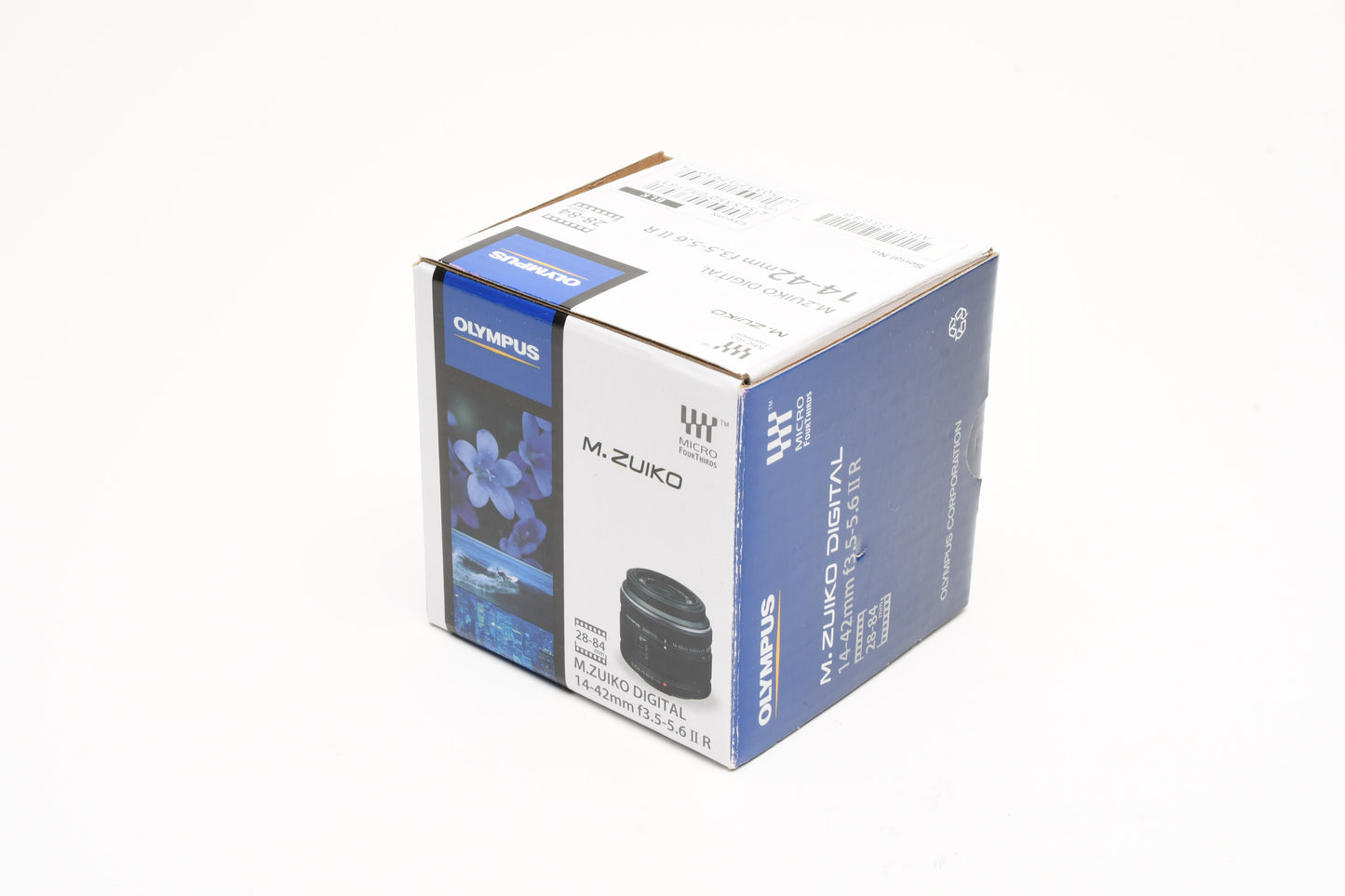Olympus 14-42mm f3.5-5.6 II R MSC lens, Hood, Mint-, Micro 4/3 Boxed