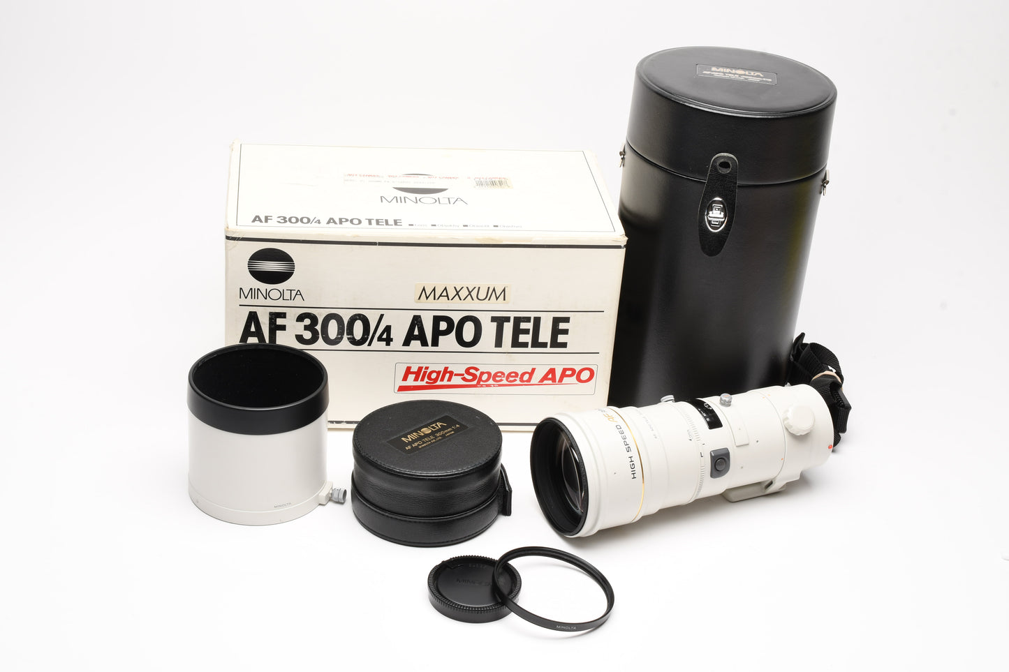 Minolta AF APO Tele 300mm f4 G High Speed Lens for Sony A Mount, Boxed