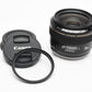 Canon EF 28mm f1.8 USM Wide lens, UV, caps, Mint-, Nice!!