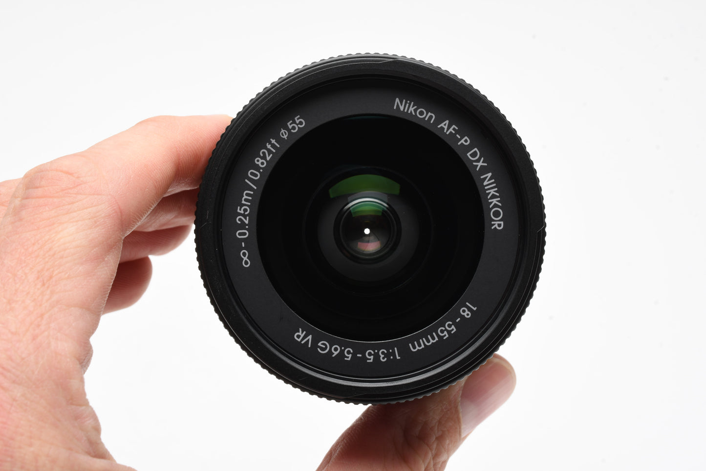 Nikon AF-P Nikkor 18-55mm f3.5-5.6G Compact zoom lens, Mint- + Caps