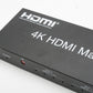 4x2 HDMI Matrix Switch, 4 in 2 Out Matrix HDMI Video Switcher Splitter +Optical