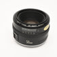 Canon EF 50mm f1.8 prime lens, caps, metal mount, Great lens!