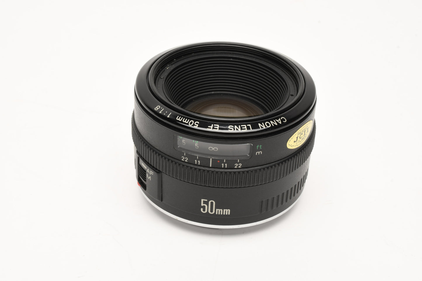 Canon EF 50mm f1.8 prime lens, caps, metal mount, Great lens!