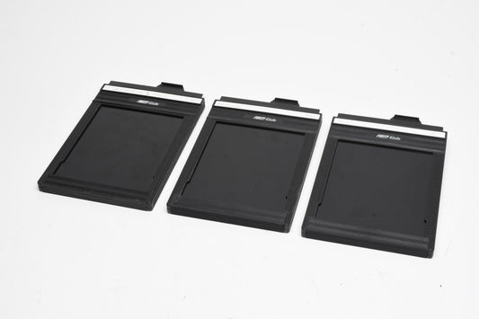 3X Fidelity Elite 4x5 Film Holders, Great, Very clean!