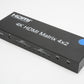 4x2 HDMI Matrix Switch, 4 in 2 Out Matrix HDMI Video Switcher Splitter +Optical