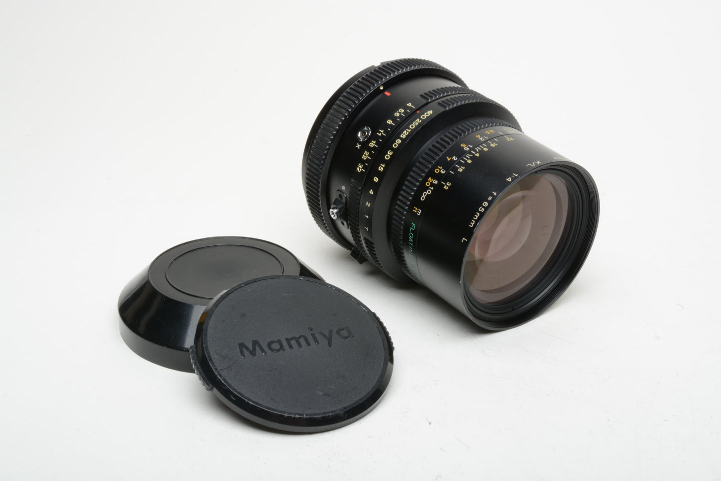 Mamiya K/L 65mm f4 L Floating System Lens for RB67 Cameras, Caps, nice