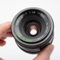 Tamron MF 28mm f2.8 BBAR Multi C. PK Mount lens, caps, Nice!