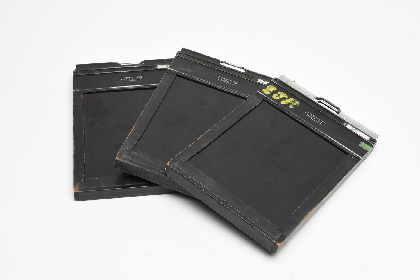 3X Fidelity wood 4x5 Film Holders, Good Condition