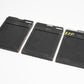 3X Fidelity wood 4x5 Film Holders, Good Condition